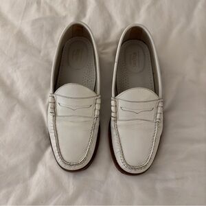 GH BASS Weejuns Penny Loafers White Men’s Size 11 US / 44 EUR